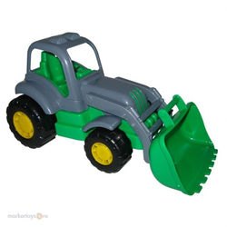 Игрушка трактор погрузчик Крепыш (44549)