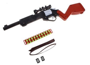 Детская игрушечная винтовка с оптическим прицелом (С-110-Ф)