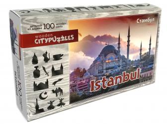 Фигурный деревянный пазл Стамбул Citypuzzles, 100 элементов