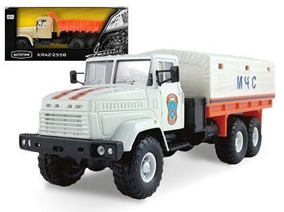 Масштабная модель грузовика КрАЗ-6322 KRAZ-6322 МЧС 1:43 65088 Autotime