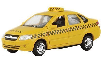 Масштабная модель Лада Гранта Такси 1:36 33956W-RUS Autotime