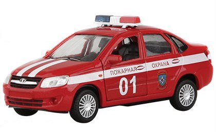 Масштабная модель Лада Гранта Пожарная охрана 1:36 33953W-RUS Autotime