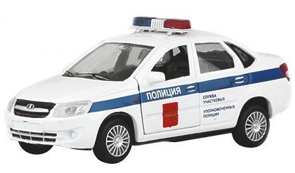 Масштабная модель Лада Гранта Полиция 1:36 33952W-RUS Autotime