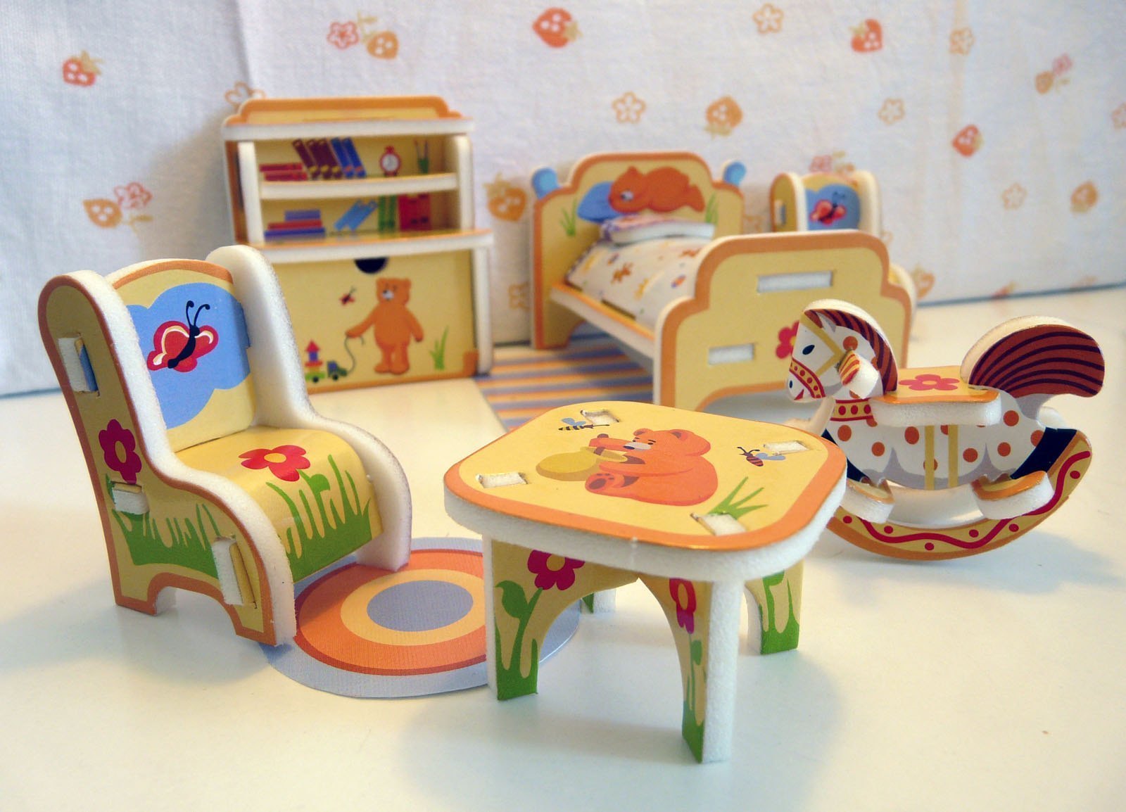 Сборная модель Детская мебель 108 Умная бумага