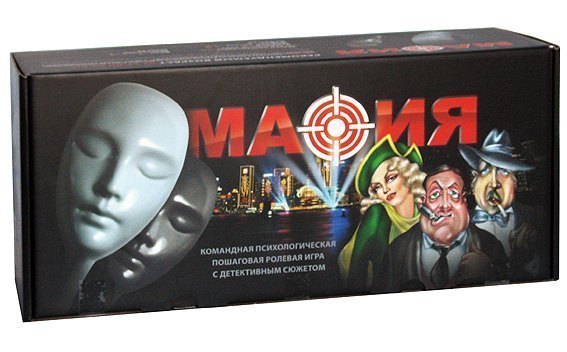 Подарочный набор для игры в Мафию с масками Бэмби