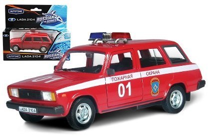 Масштабная модель ВАЗ 2104 Пожарная охрана 32677 Autotime