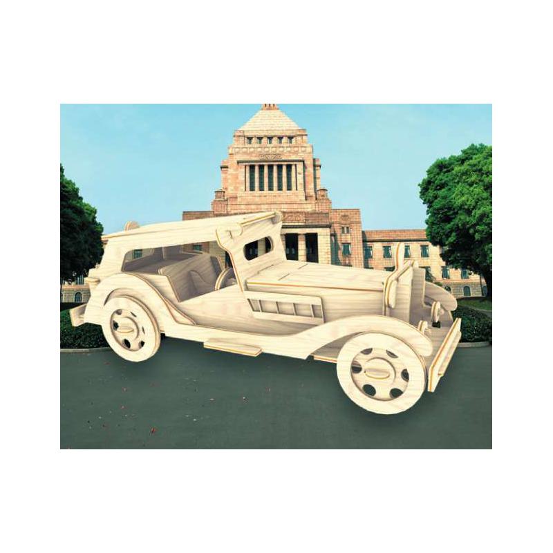 Сборная деревянная модель Автомобиль MG TS П016 Мир деревянных игрушек МДИ
