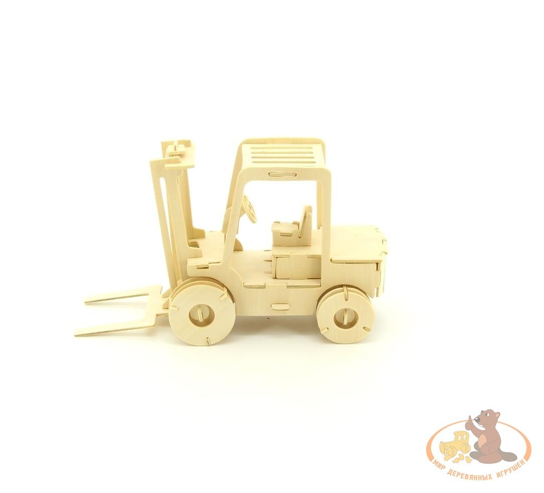 Сборная деревянная модель Автокар П024 Мир деревянных игрушек МДИ