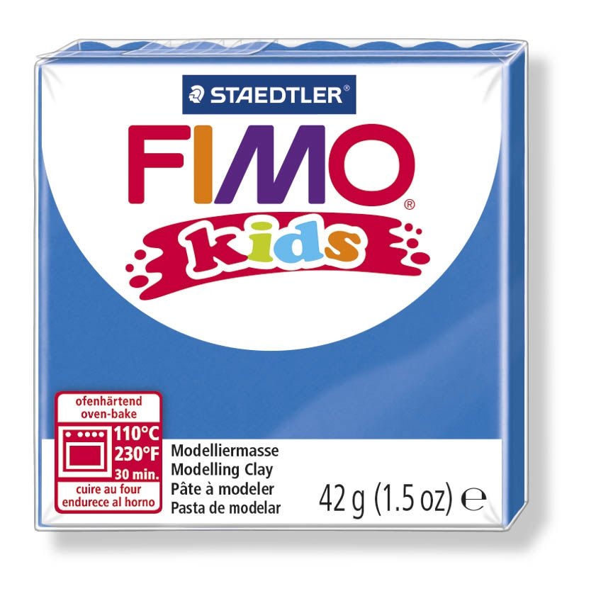Полимерная глина для детей FIMO kids Синяя 42 гр. 8030-3 Staedtler FIMO