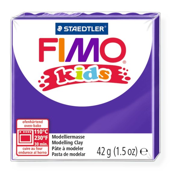 Полимерная глина для детей FIMO kids Лиловая 42 гр. 8030-6 Staedtler FIMO