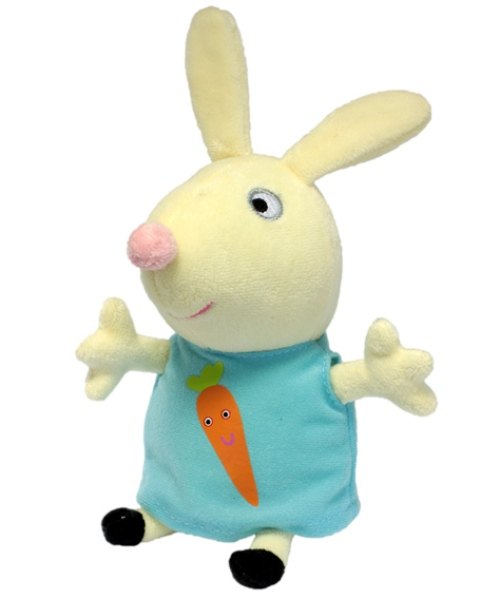 Мягкая игрушка Свинка Пеппа Ребекка в футболке с морковкой 20 см 29624
