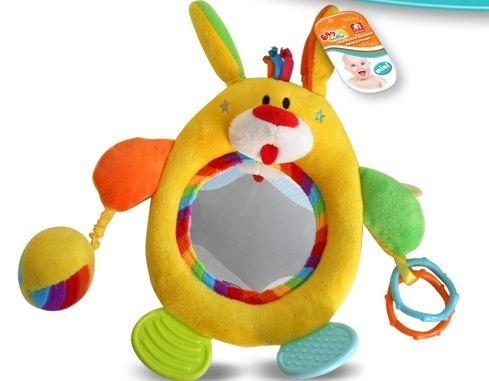 Мягкая развивающая игрушка для малышей с зеркальцем МиниБамбини 7581/00649591