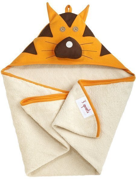Полотенце с капюшоном Оранжевый тигр 3 sprouts