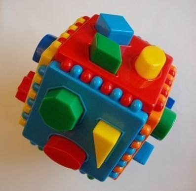 Логический куб со вставными деталями Бэмби