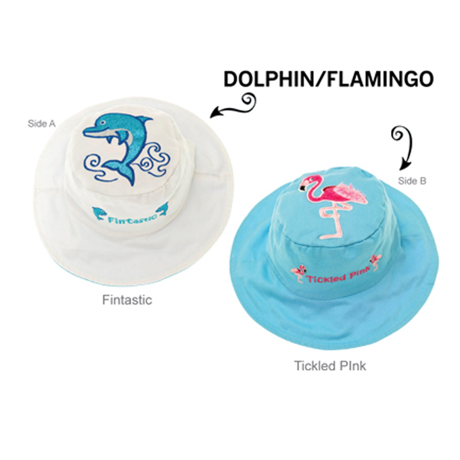 Панама Дельфин/Фламинго Размер S 6 мес. - 2 года Flapjackkids