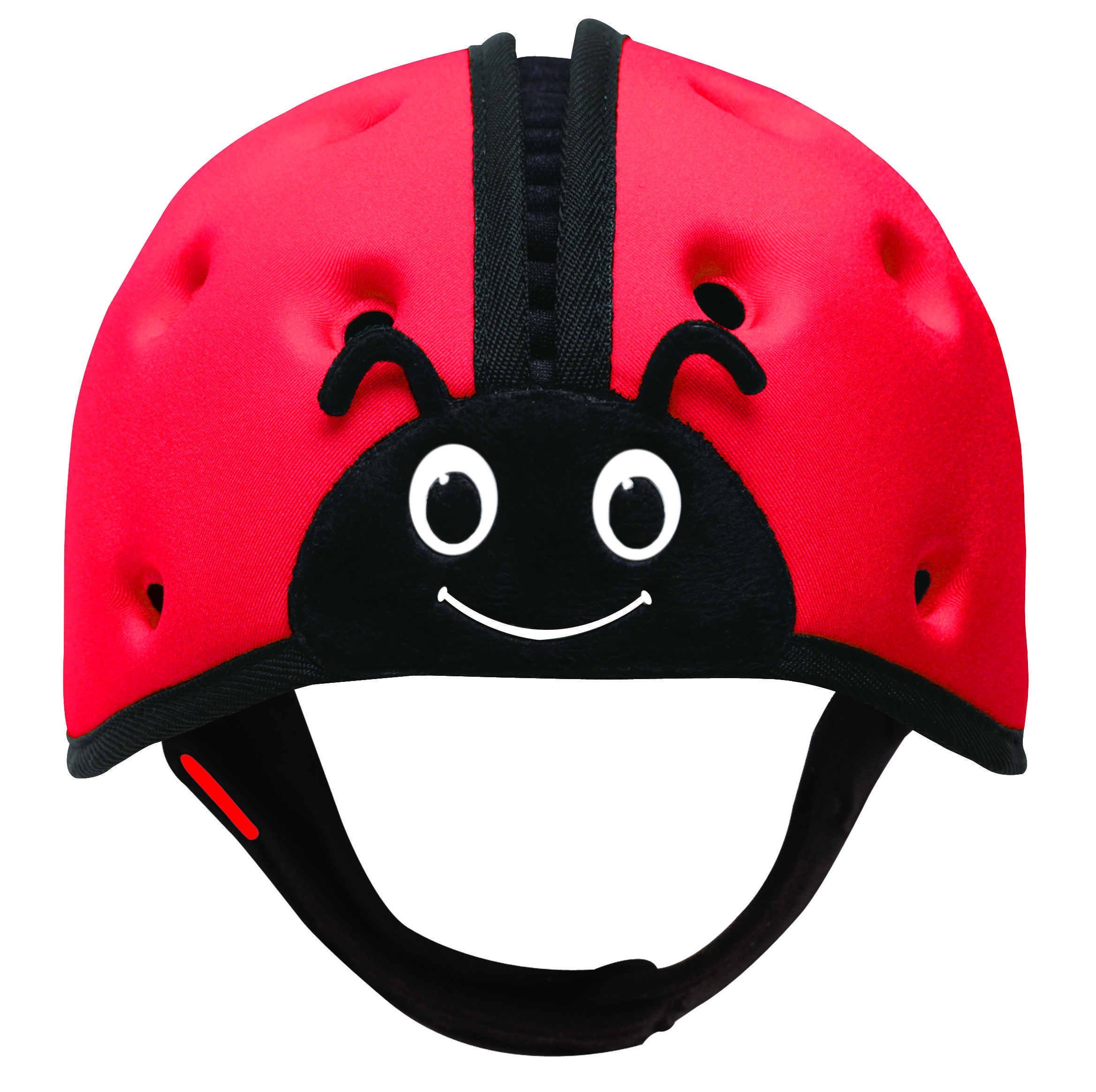 Защитный шлем для малышей SafeheadBABY Божья коровка Красная