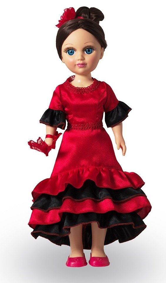Кукла Анастасия-Испанский танец озвученная 42 см В2921/о Весна