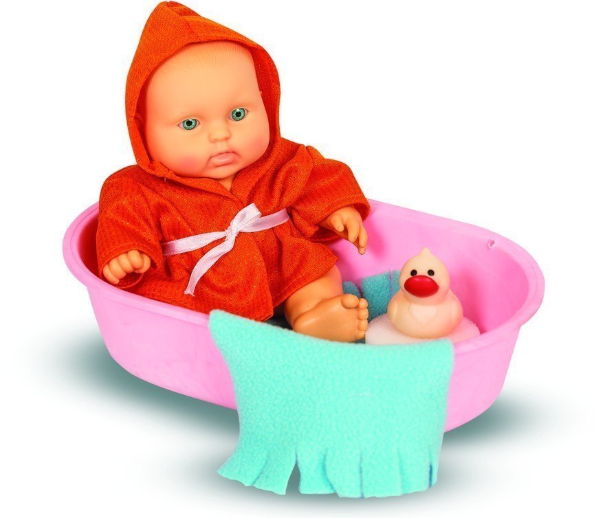 Игровой набор Пупс Карапуз Мальчик 20 см в ванночке с аксессуарами В594 Весна
