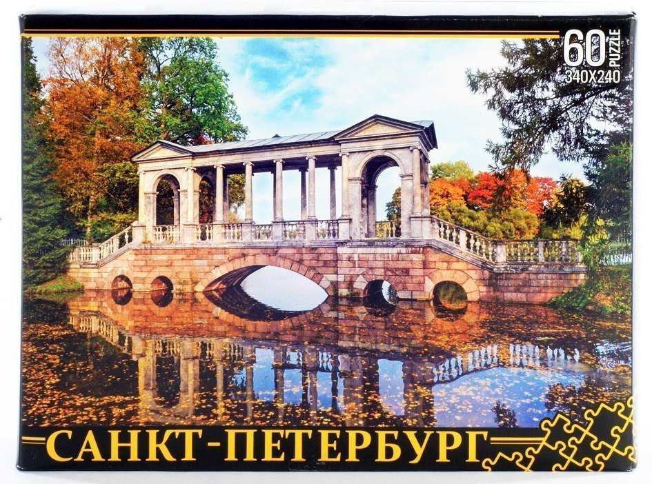 Пазл Санкт-Петербург Мраморный мост 60 эл 7946 Бэмби