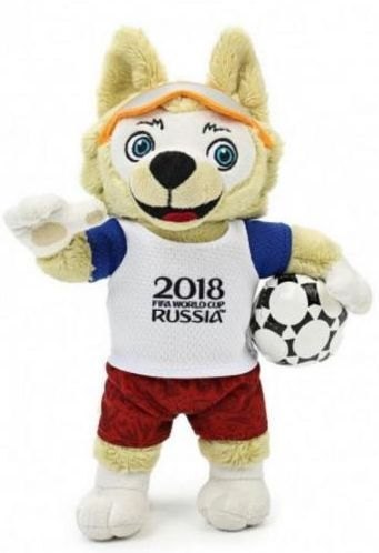 Мягкая игрушка Волк Забивака FIFA-2018 18 см Т10819 1TOY OneToy