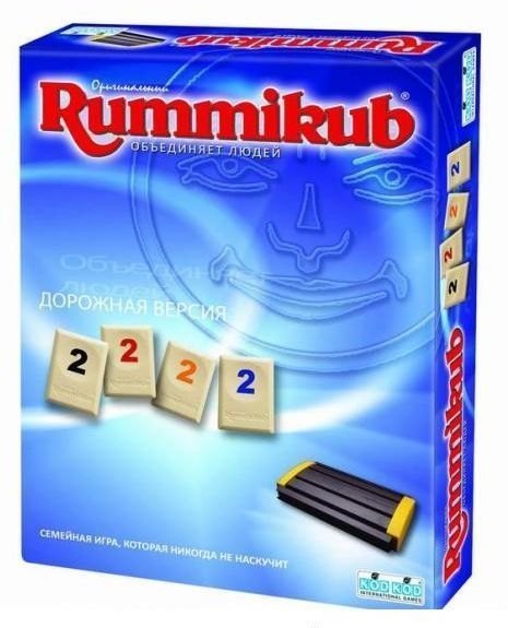 Настольная игра Руммикуб Rummikub дорожная версия 9680 Kod Kod