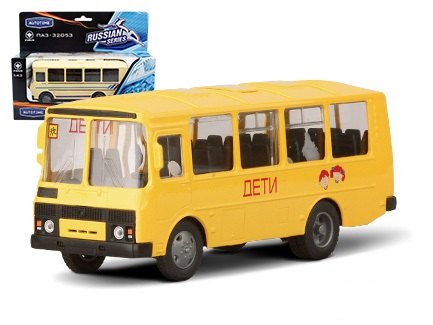Масштабная модель ПАЗ 32053 Школьный автобус 1:43 49030 Autotime