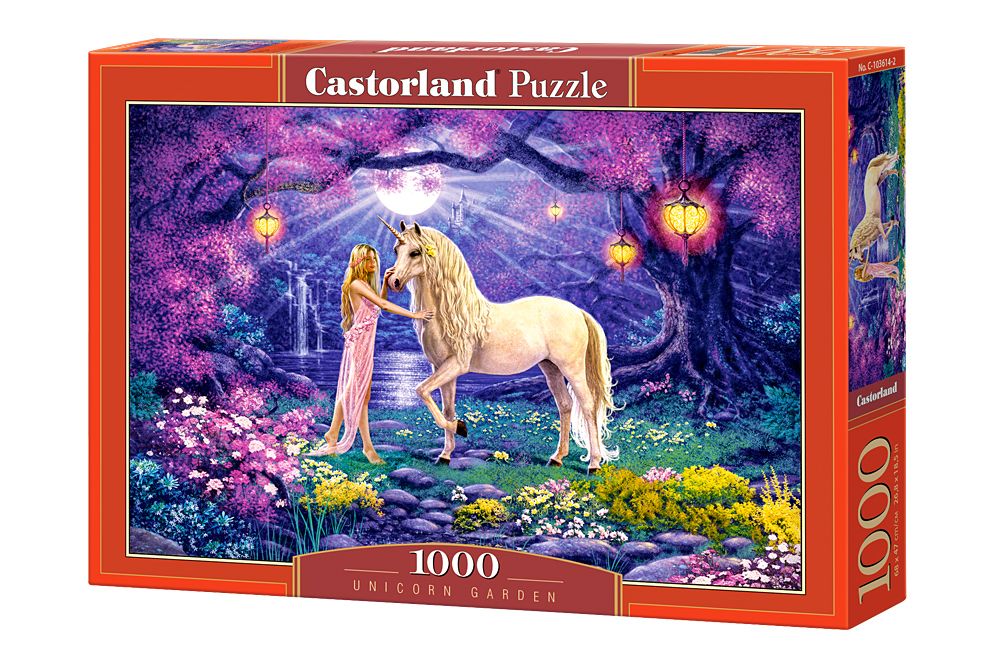 Пазл Единорог в саду 1000 элементов C-103614 Castorland Касторленд