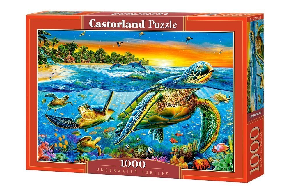 Пазл Подводные черепахи 1000 элементов C-103652 Castorland Касторленд