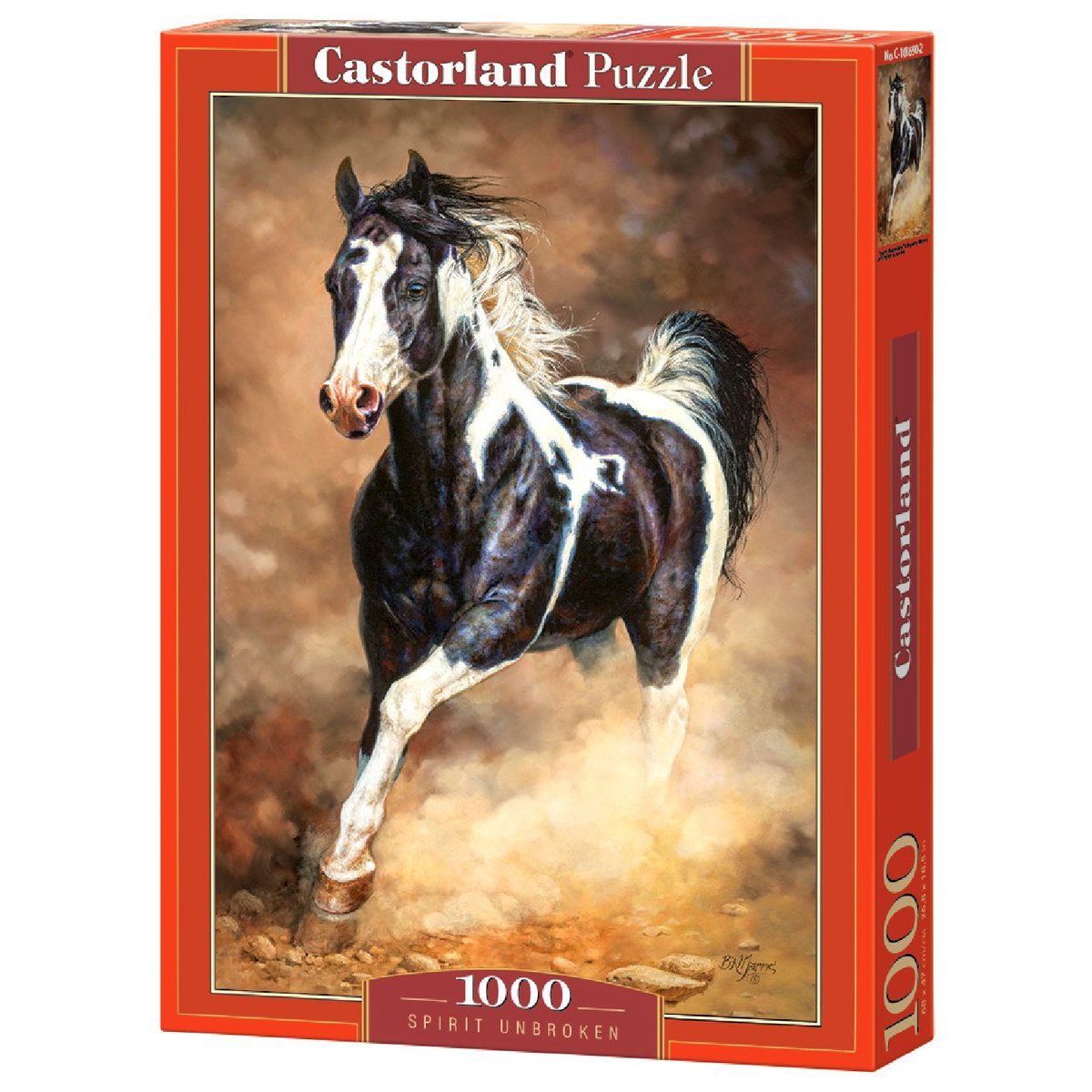 Пазл Бегущая лошадь 1000 элементов C-103690 Castorland Касторленд