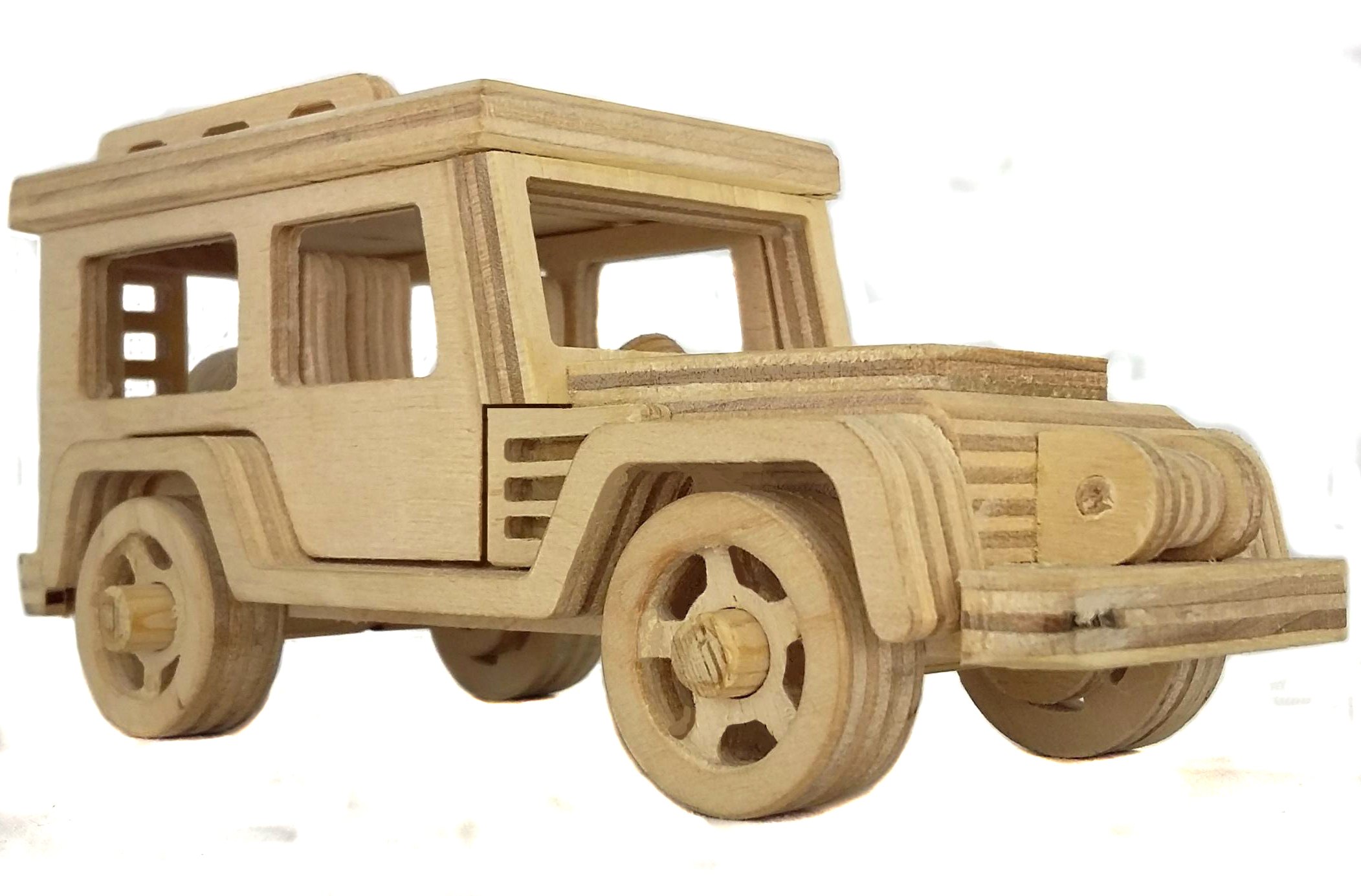 Сборная деревянная модель Джип крытый СДМ-07 Альтаир