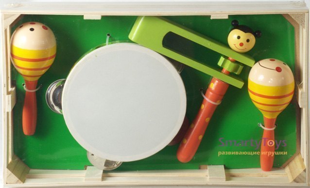 Детский музыкальный набор №2 Д094 Мир деревянных игрушек МДИ