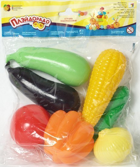 Игрушечные овощи из пластмассы 21018 Плейдорадо