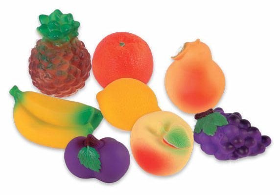 Набор игрушечных фруктов из пластизоля С-772 Огонек