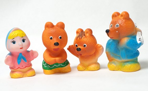 Набор фигурок Три медведя пластизоль ПКФ Игрушки