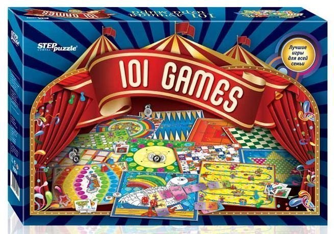 Настольная игра 101 лучшая игра мира Степ пазл Step puzzle