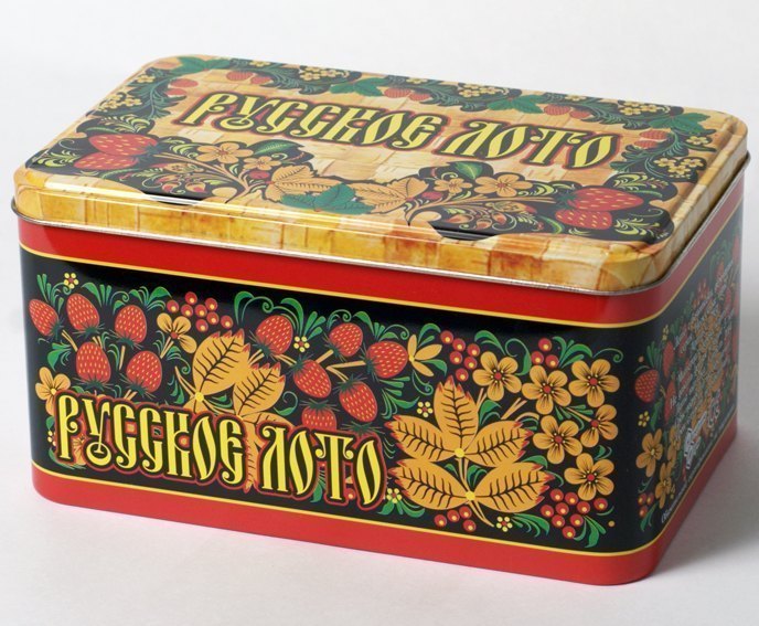 Русское лото в жестяной коробке Бэмби