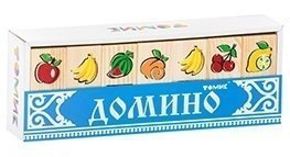 Домино детское деревянное Фрукты-ягоды Томь-Сервис
