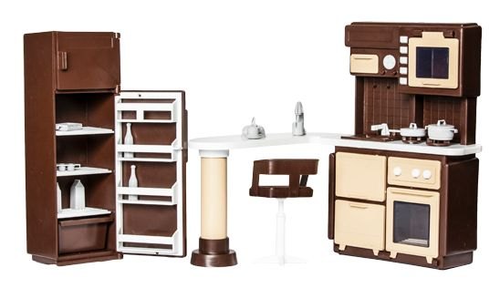 Кукольная мебель для кухни Коллекция С-1298 Огонек