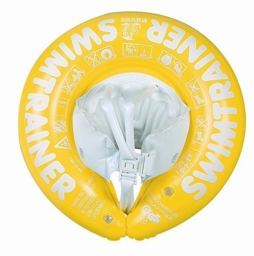 Надувной круг для плавания SWIMTRAINER желтый Freds Swim Academy GmbH Академия плавания Фреда