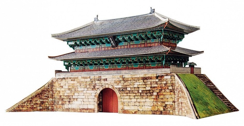 Сборная модель Ворота Намдэмун Сеул, 369 Умная бумага