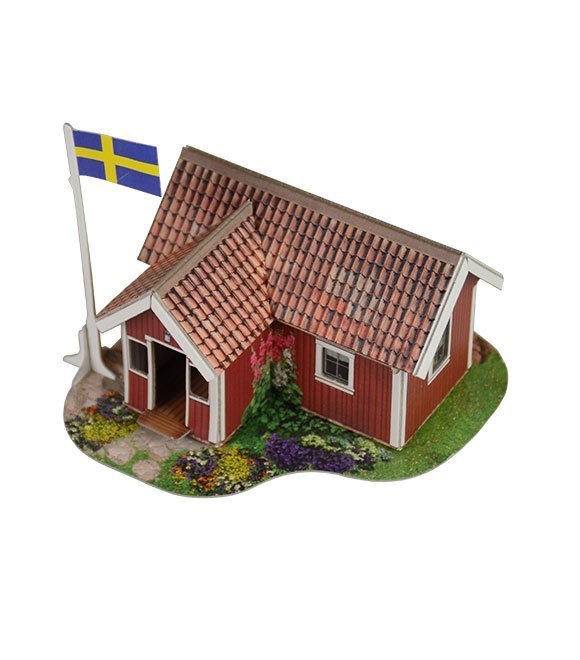 Сборная модель Шведский домик 325 Умная бумага