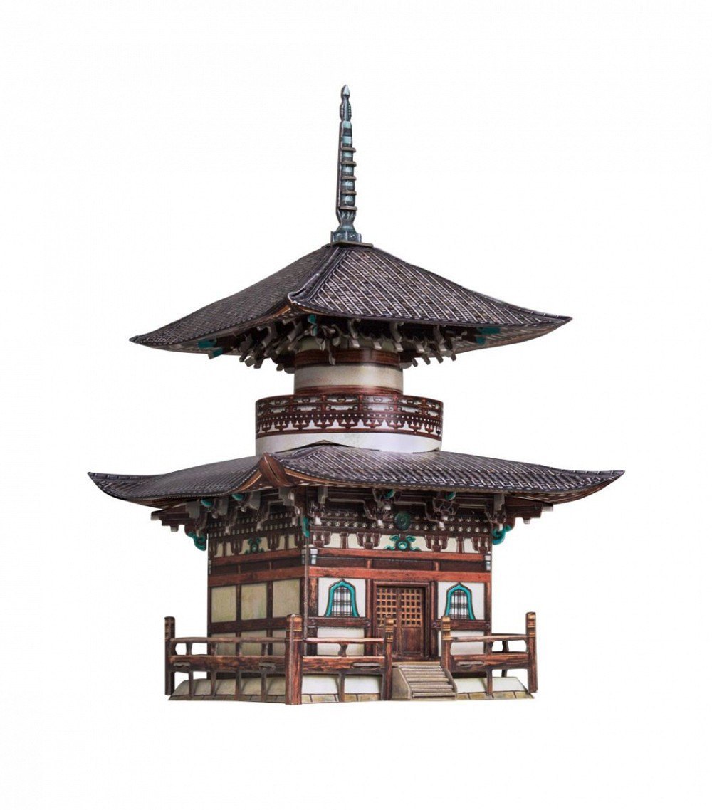 Сборная модель Пагода Хонпо-дзи 327 Умная бумага