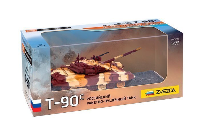 Модель Российский танк Т-90С 2500 Звезда