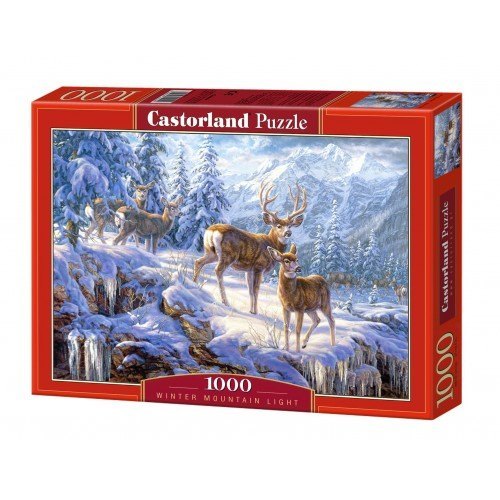 Пазл Зимние горы, 1000 элементов C-102501 Castorland Касторленд