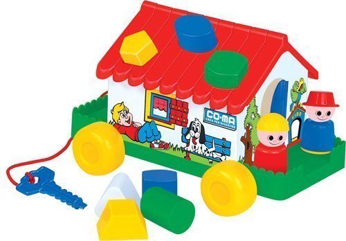 Развивающая игрушка сортер Игровой дом в сетке 6202 Полесье
