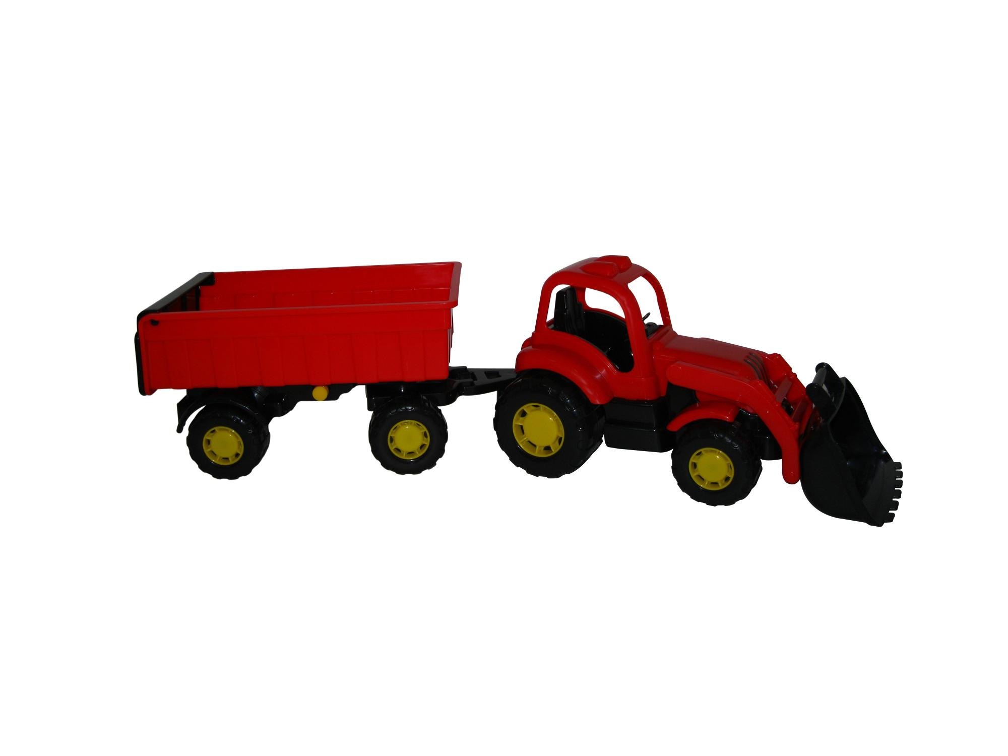 Детский трактор с прицепом и ковшом №1 Крепыш 44556 Полесье