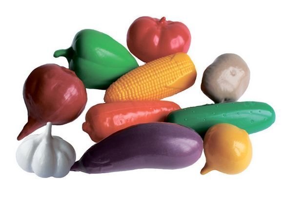 Игровой набор Овощи игрушечные в сетке У783 Совтехстром
