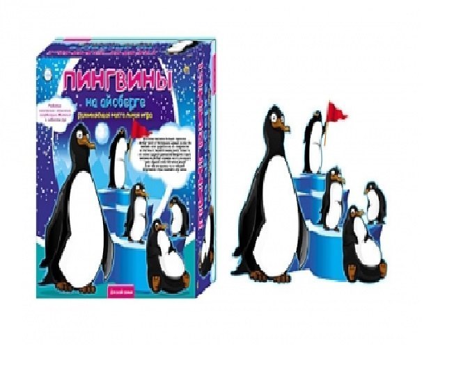 Настольная игра Пингвины на айсберге ИН-8891 Рыжий кот