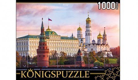 Пазл Москва Кремль на закате  1000 элементов ГИК1000-6533 Рыжий кот