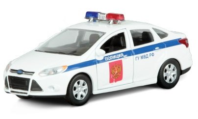 Масштабная модель Форд Фокус  Полиция 1:36 49081 Autotime